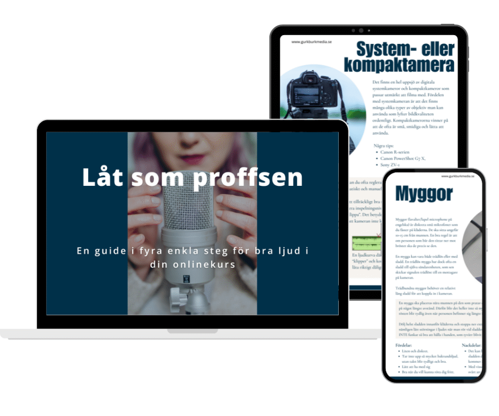 Exempel ur kursen Låt som proffsen